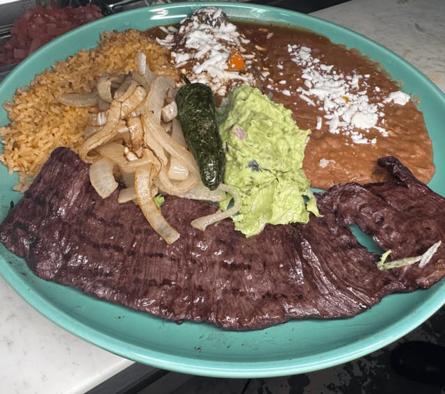 Carne Asada and Relleno (8 oz).